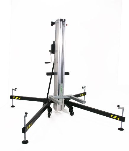 Picture of Line Array Lifting Tower. Lifts from the ground