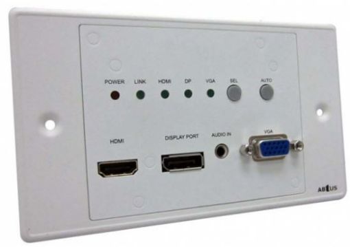 Picture of 3 input HDBT Auto Wallplate Scaler/Switcher TX