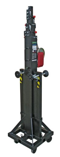 Picture of Telescopic tower with traditional leg system, Meg 200
