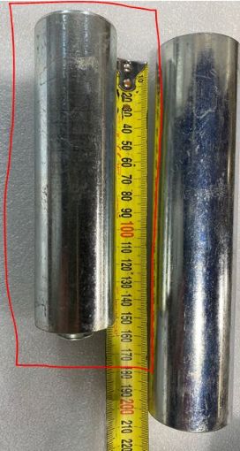 Picture of 6" or 8" Spigot for upright drape pole - (40mm OD)