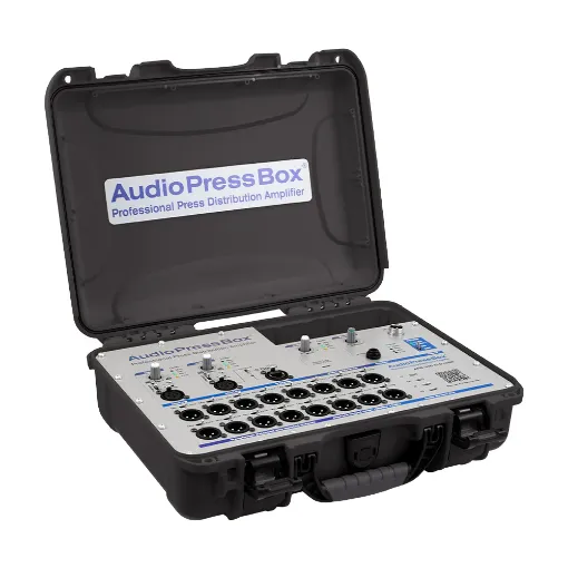 Picture of AudioPressBox -Dante, USB and 2 Mic/Line In