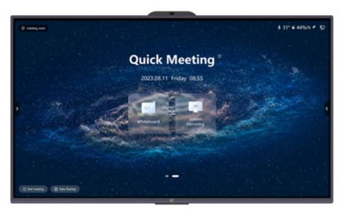 Picture of 86'' Interactive flat panel TV, built-in 4K camera, Mics