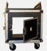 Picture of Equipment Rack 10U slant/14u vertical with casters