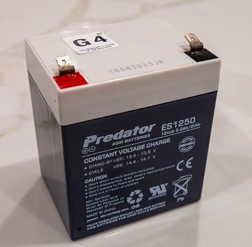 Picture of 12v 5.0AH Rechargeable Battery for C1000 and StagePro