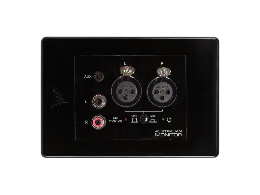 Picture of Mic/Line WPlate XLR,RCA,3.5 Black