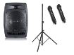 Picture of StagePro Portable PA with Mics, BT & Stand