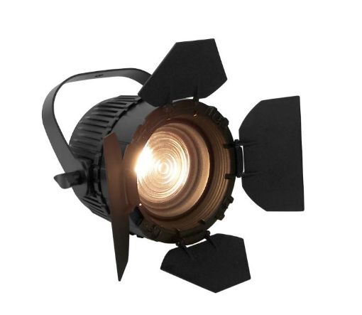 Picture of Hire 100w LED Fresnel with barndoor, DMX  